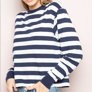 striped long sleeve shirt